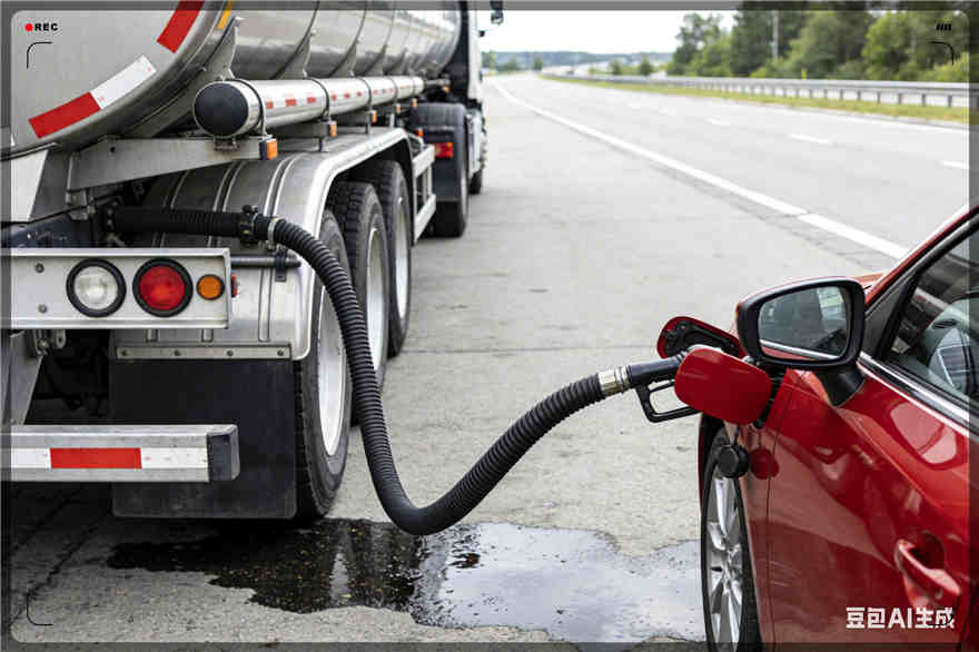 天镇汽车救援送水案例